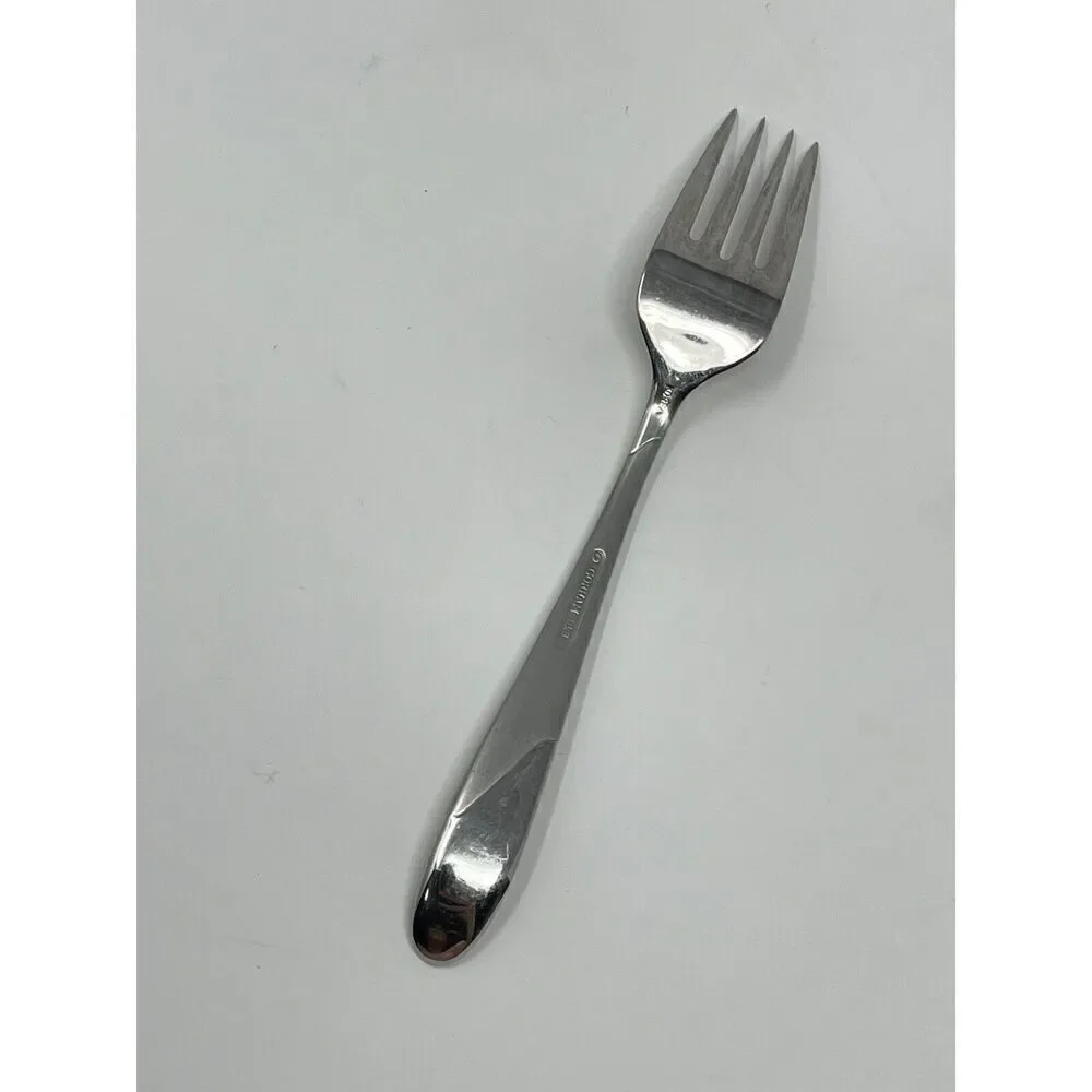 GORHAM Silver ASPEN FROSTED STAINLESS Salad FORK 7” 18/8